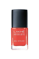 Lakmé Absolute Gel Stylist Nail Color, Coral Rush, 12ml